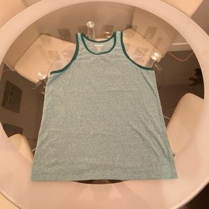 Mens green tank